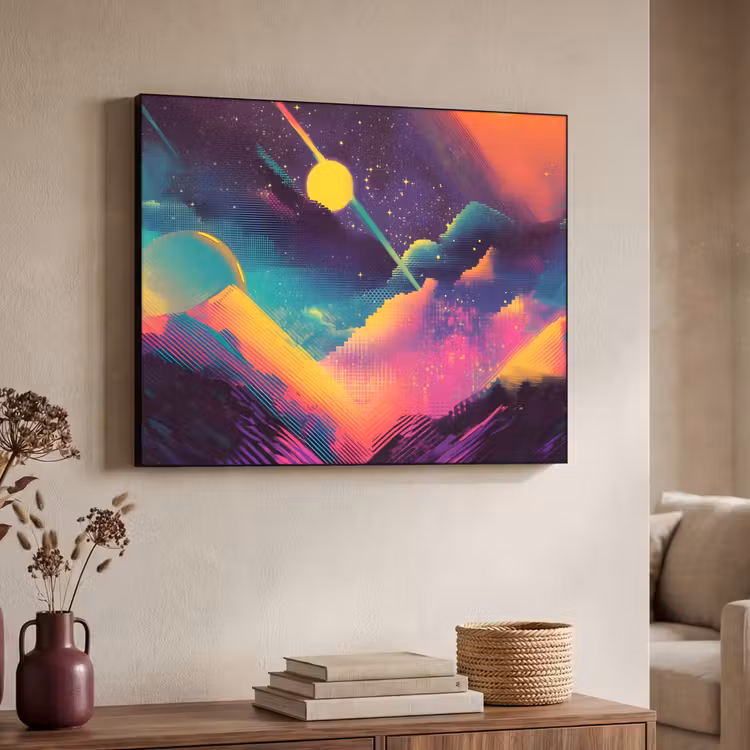 Art Frame - Sterren - Bergen - Kleurrijk — 4