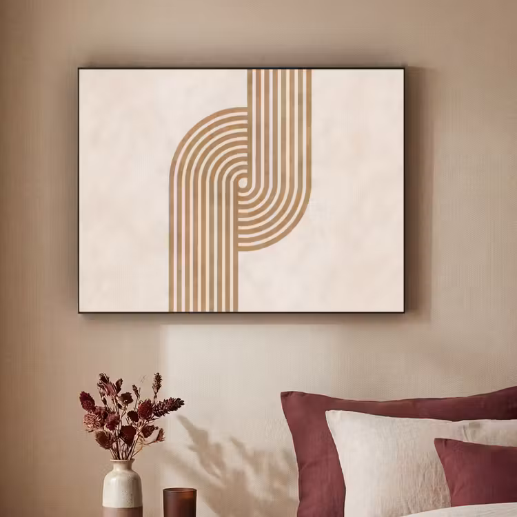 Art Frame - Symmetrische bocht - Koperkleurig — 2