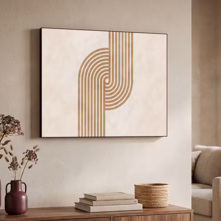 Art Frame - Symmetrische bocht - Koperkleurig — 4