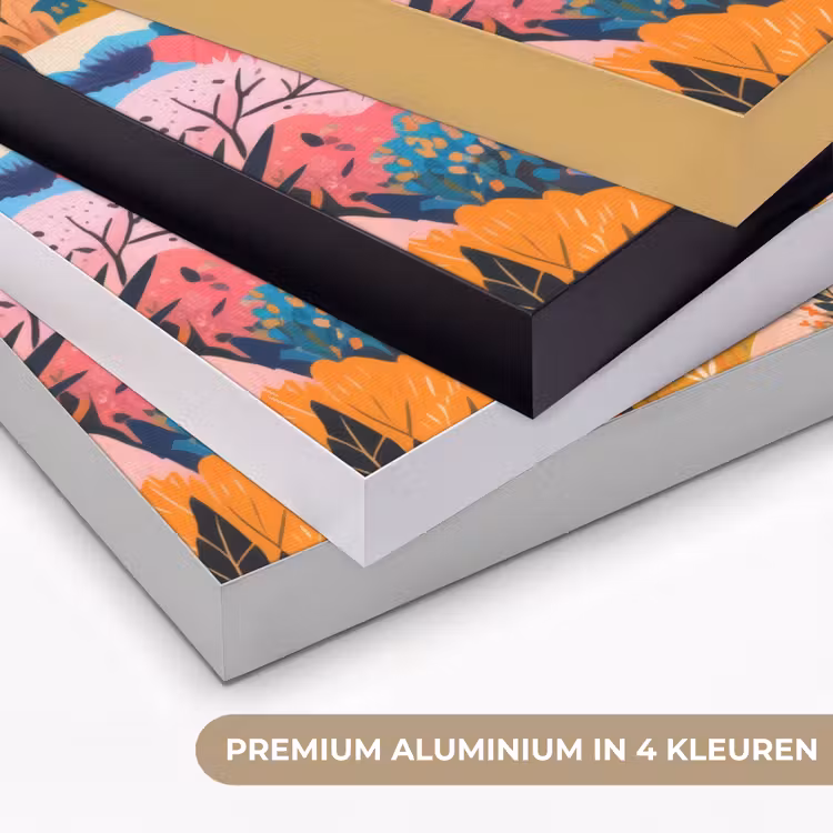 Art Frame - Witte bergtop - Modern - Kleurrijk — 5