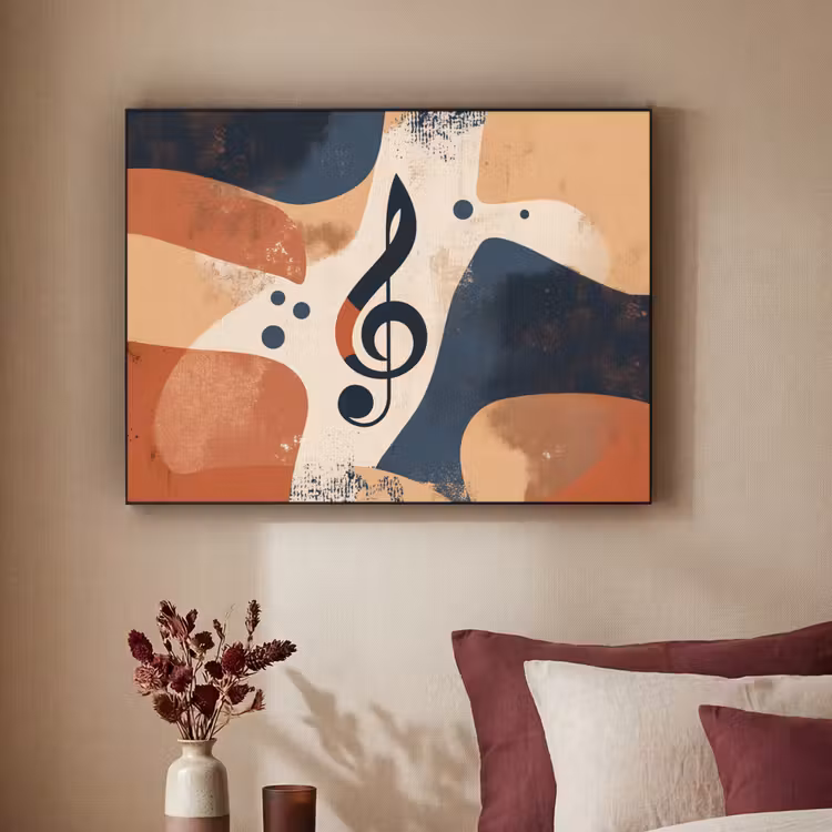 Art Frame - Sleutel - G - Abstract - Beige — 2