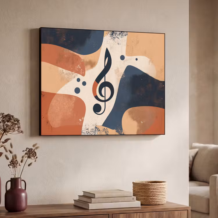 Art Frame - Sleutel - G - Abstract - Beige — 4