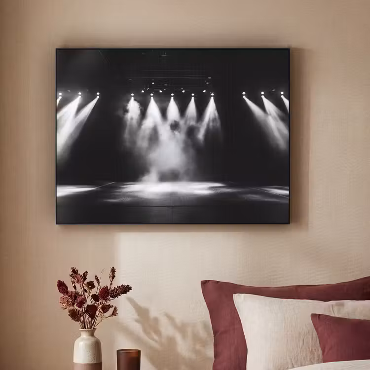 Art Frame - Theaterzaal - Mist - Spotlights - Zwart — 2