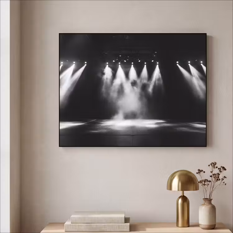 Art Frame - Theaterzaal - Mist - Spotlights - Zwart — 3