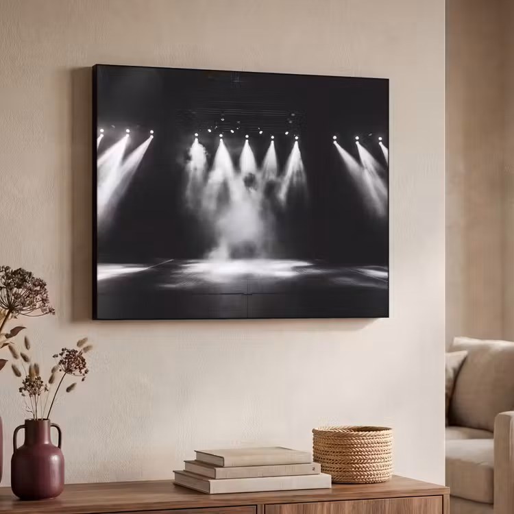 Art Frame - Theaterzaal - Mist - Spotlights - Zwart — 4