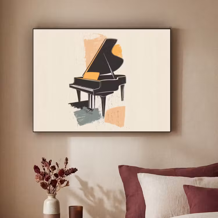 Art Frame - Vleugel - Zwart - Abstract - Illustratie — 2