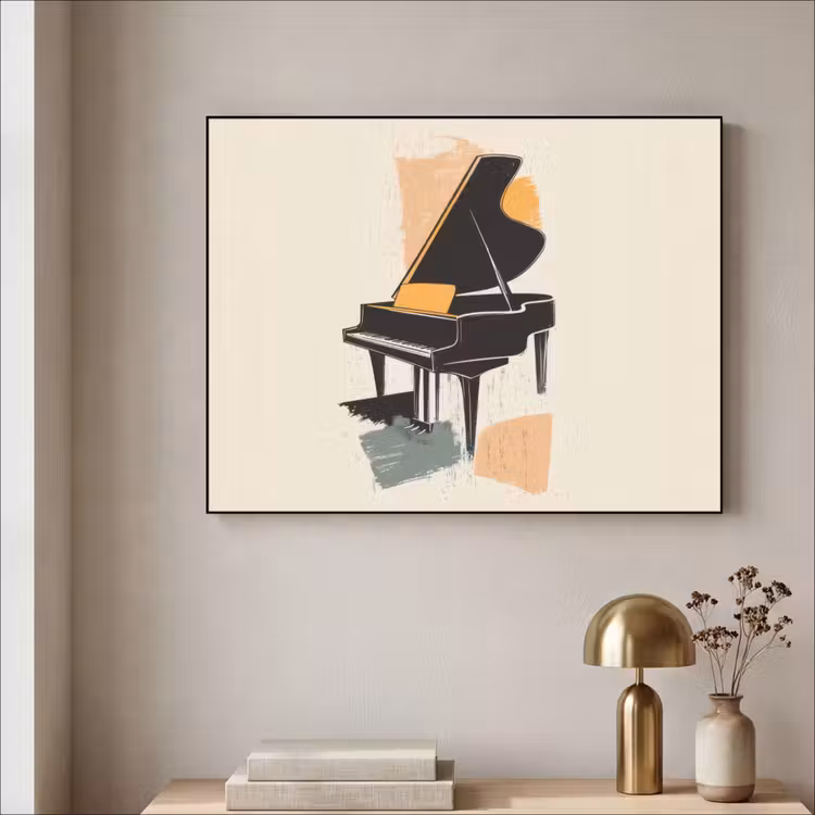 Art Frame - Vleugel - Zwart - Abstract - Illustratie — 3