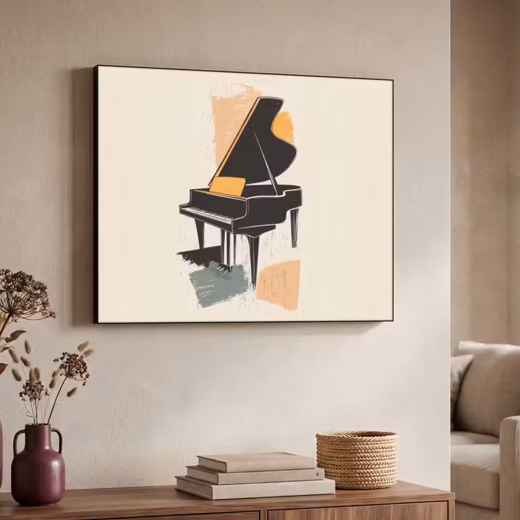 Art Frame - Vleugel - Zwart - Abstract - Illustratie — 4