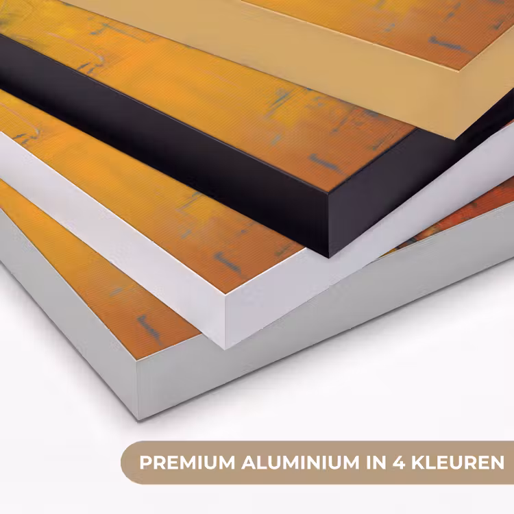 Art Frame - Vrouw - Ogen - Penseelstreken - Geel — 5