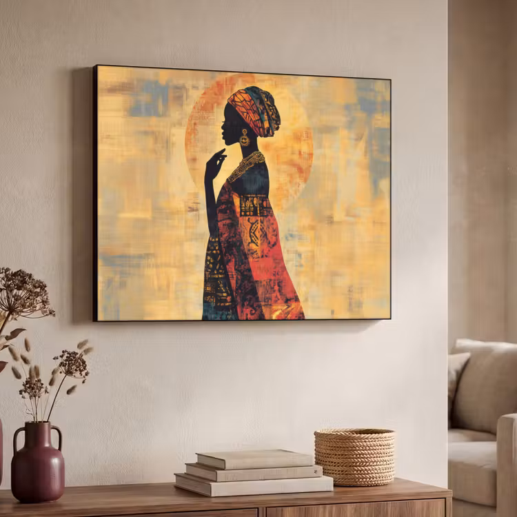 Art Frame - Vrouw - Silhouet - Patronen - Sierlijk — 4