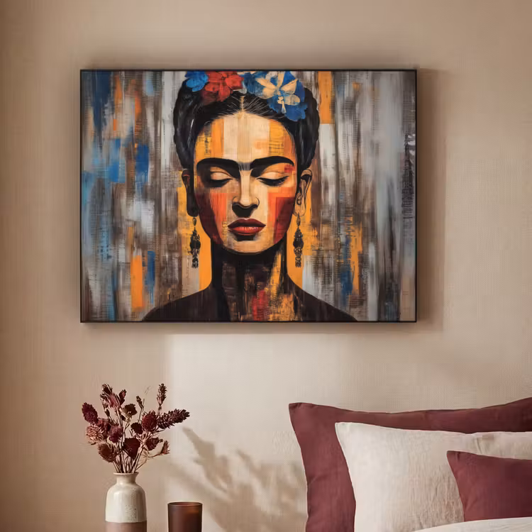 Art Frame - Portret - Vrouw - Bloemen — 2