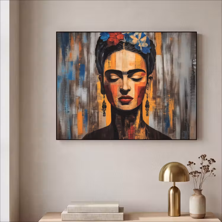 Art Frame - Portret - Vrouw - Bloemen — 3