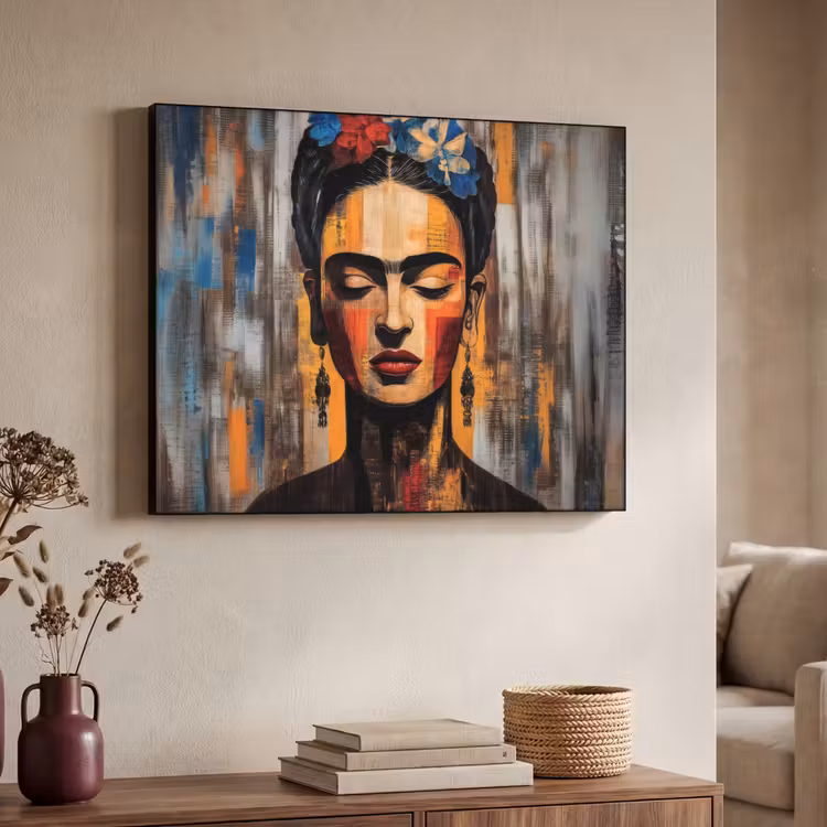 Art Frame - Portret - Vrouw - Bloemen — 4