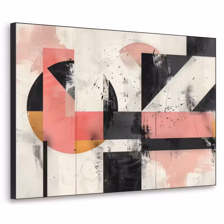 Art Frame - Roze - Abstract - Aesthetic - Modern - Vormen — 1