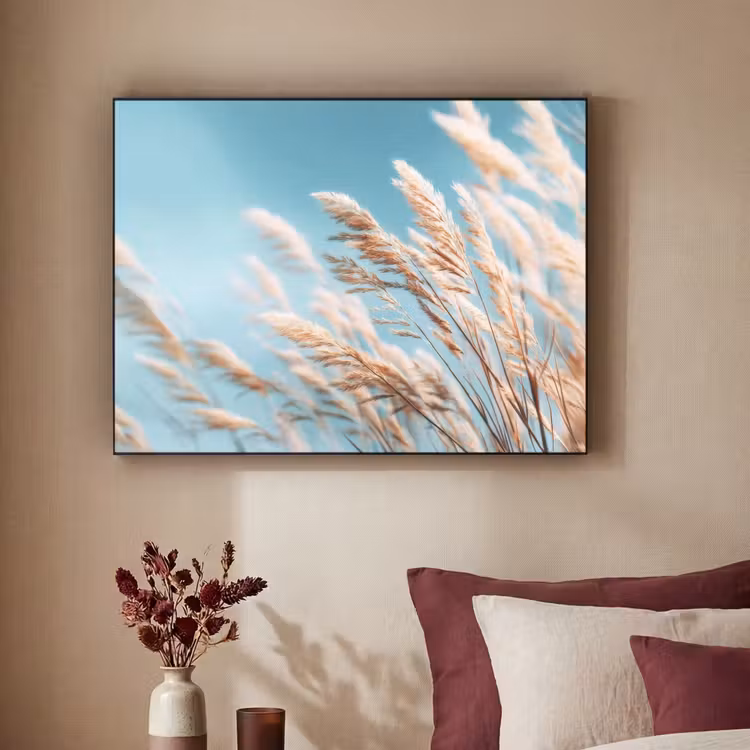 Art Frame - Siergras - Wind - Lichtbruin — 2
