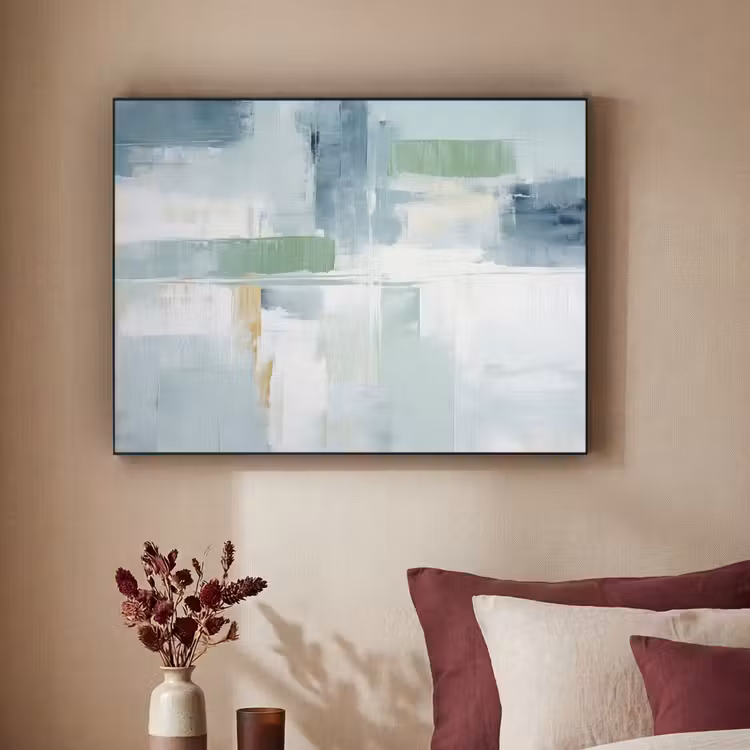 Art Frame - Verf - Moderne kunst - Abstract - Grijs — 2