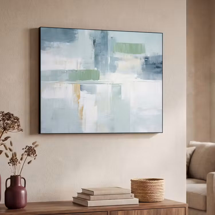Art Frame - Verf - Moderne kunst - Abstract - Grijs — 4