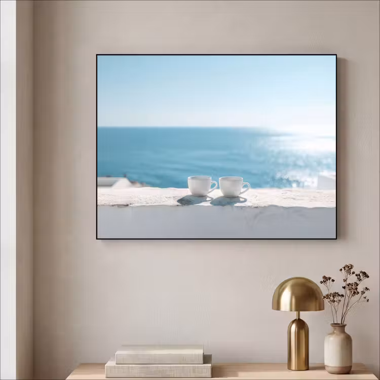 Art Frame - Zee - Koffiekopjes - Zomers — 3