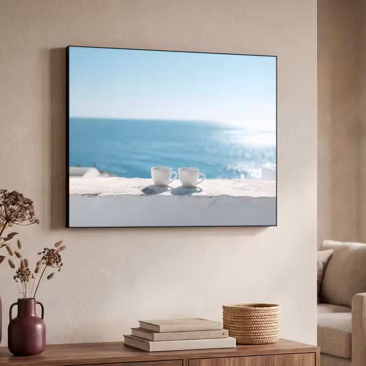 Art Frame - Zee - Koffiekopjes - Zomers — 4