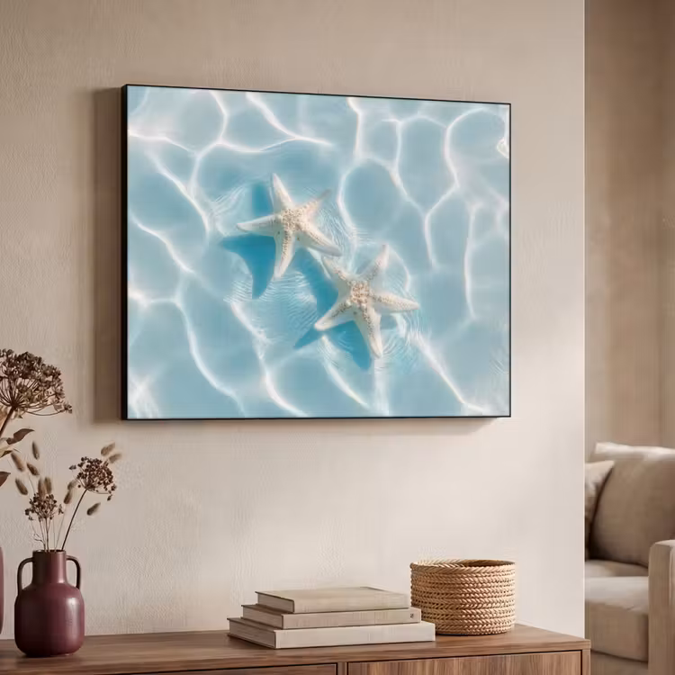 Art Frame - Zeesterren - Golvend water - Rustgevend — 4