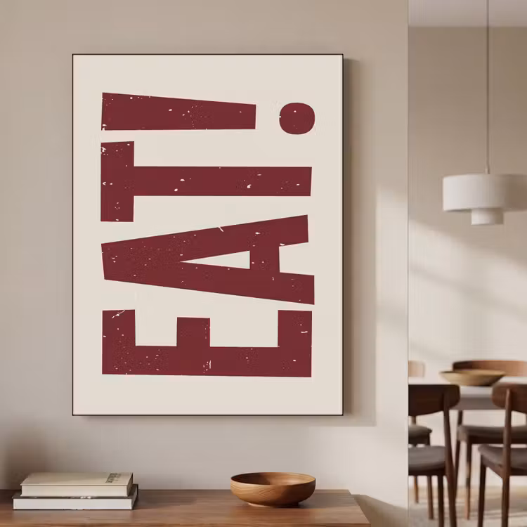 Art Frame - Red - Eten - Vintage - Decoratie — 5
