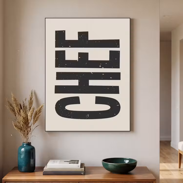 Art Frame - Vintage - Chef - Japandi - Zwart — 3