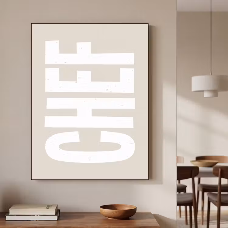 Art Frame - Wit - Chef - Decoratie - Japandi — 5