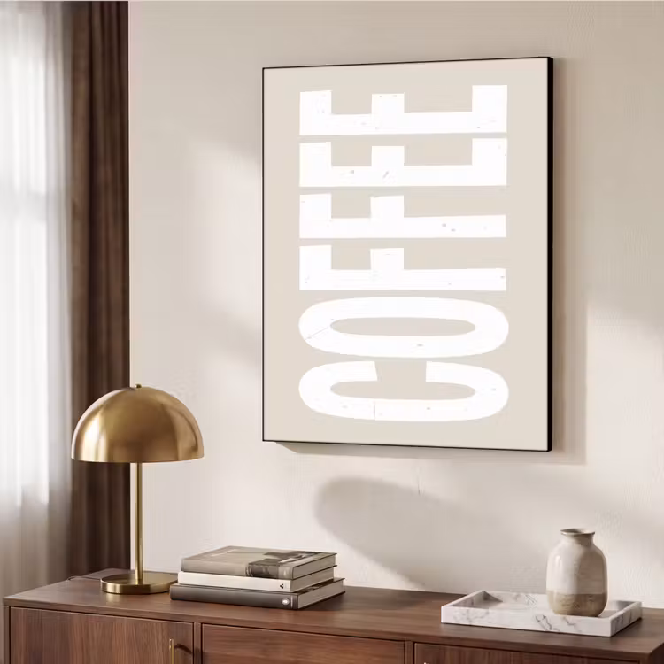 Art Frame - Wit - Koffie - Vintage - Decoratie — 7