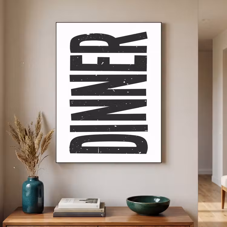 Art Frame - Zwart - Decoratie - Vintage - Eten — 2