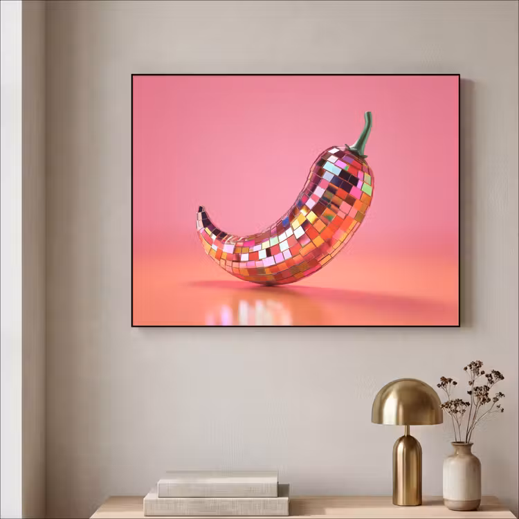 Art Frame - Peper - Disco - Rood - Glitter — 3