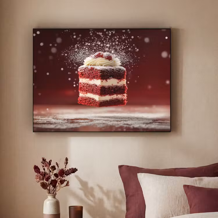 Art Frame - Rode - Velvet - Taart - Eten — 2