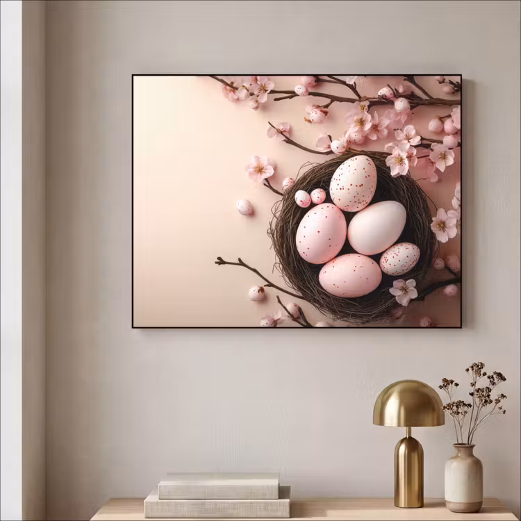Art Frame - Roze - Bloesems - Eieren — 3