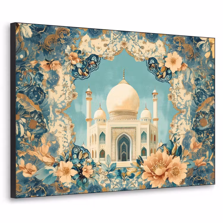 Art Frame - Taj Mahal - Ramadan - Bloemen - Islamitische — 1