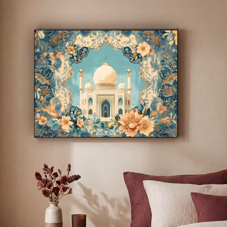 Art Frame - Taj Mahal - Ramadan - Bloemen - Islamitische — 2