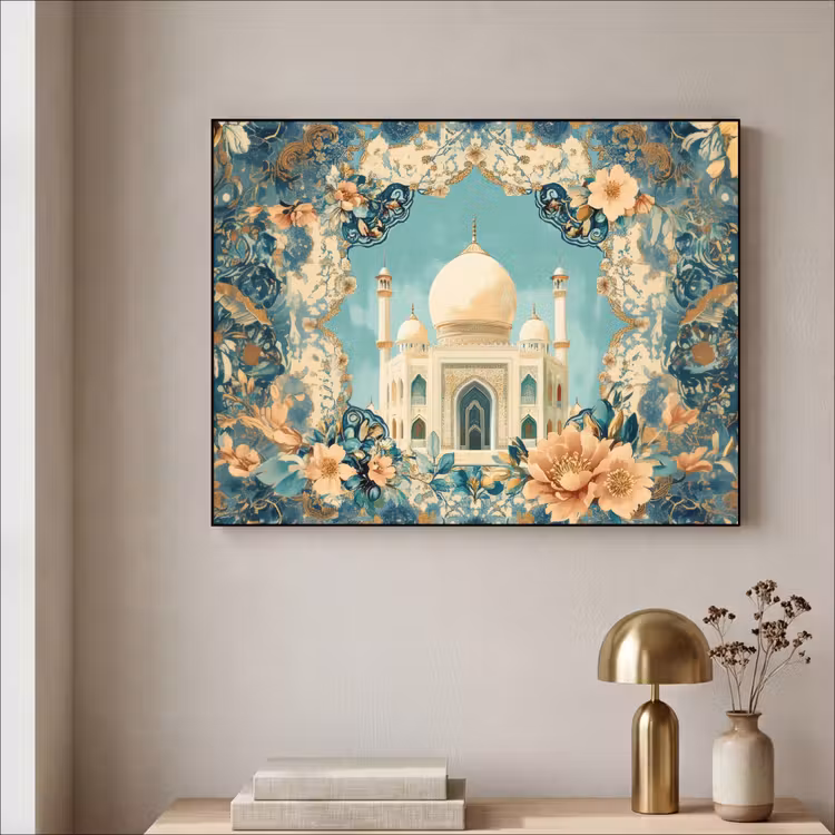 Art Frame - Taj Mahal - Ramadan - Bloemen - Islamitische — 3