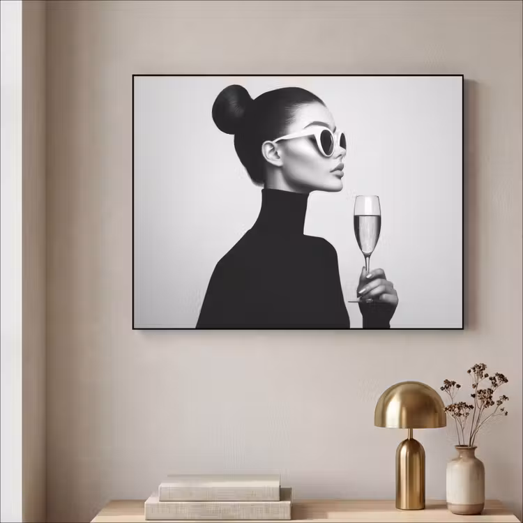 Art Frame - Vrouw - Champagne - Modern — 3