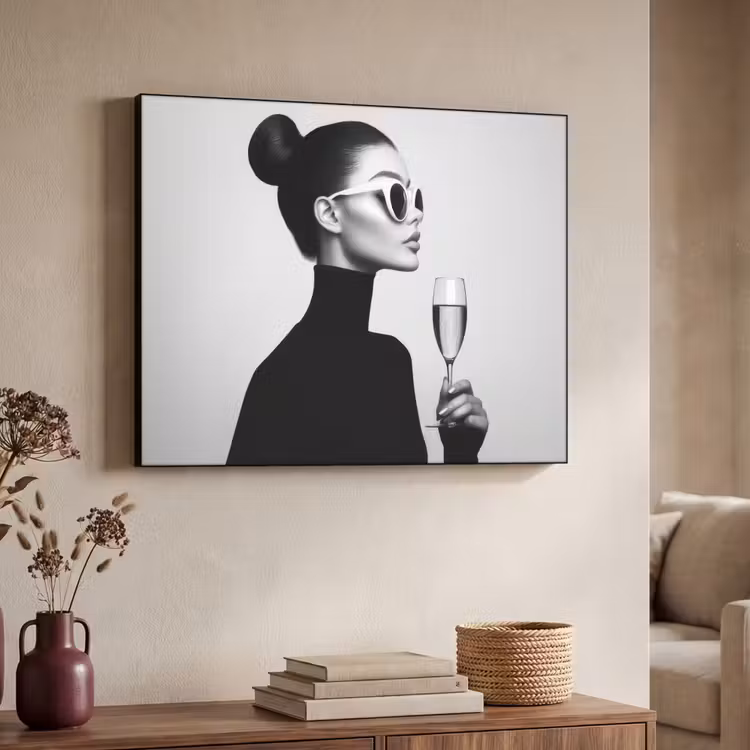 Art Frame - Vrouw - Champagne - Modern — 4