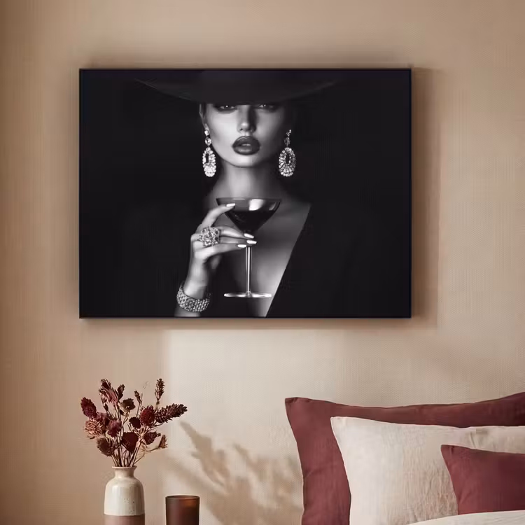 Art Frame - Vrouw - Cocktail - Chic — 2