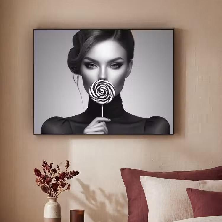 Art Frame - Vrouw - Lolly - Zwart — 2
