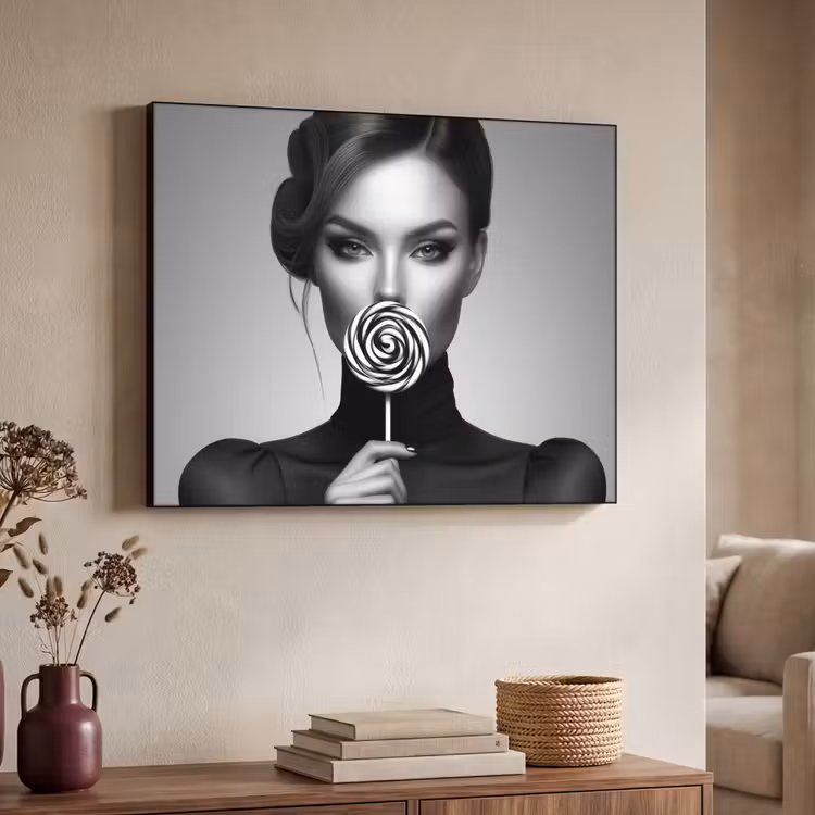 Art Frame - Vrouw - Lolly - Zwart — 4