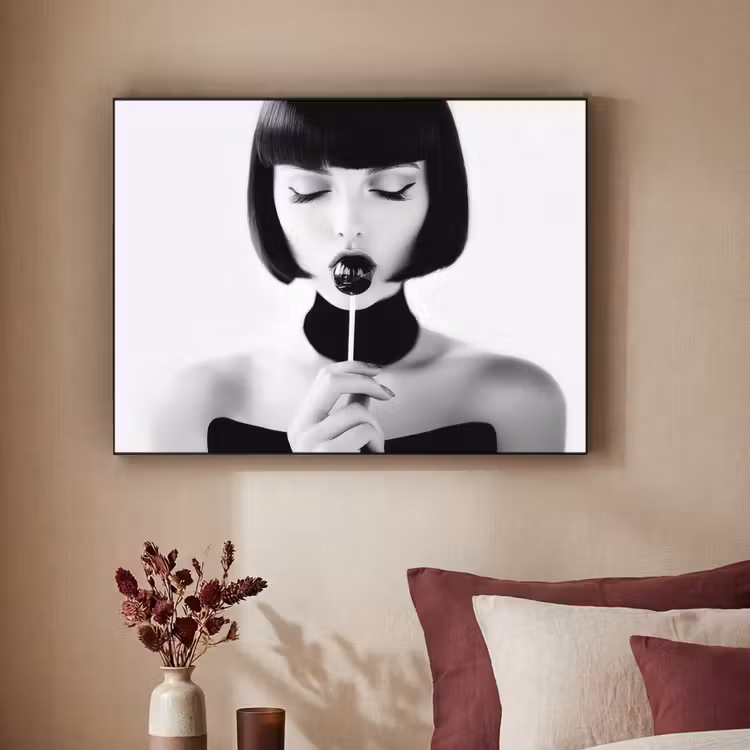 Art Frame - Vrouw - Lolly - Zwart - Wit — 2