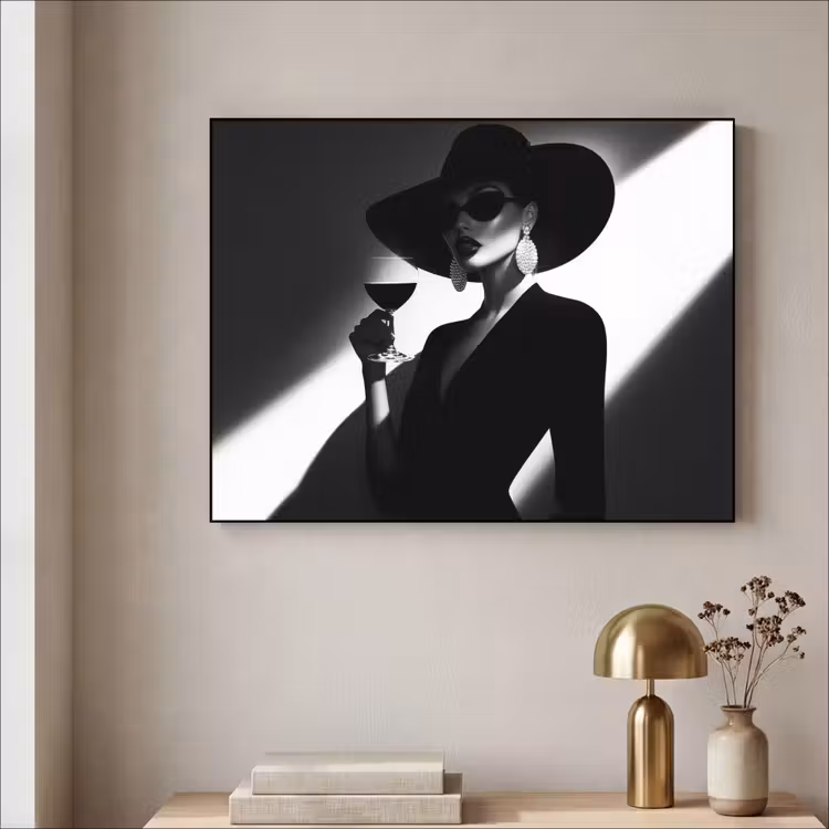 Art Frame - Vrouw - Wijn - Chic — 3