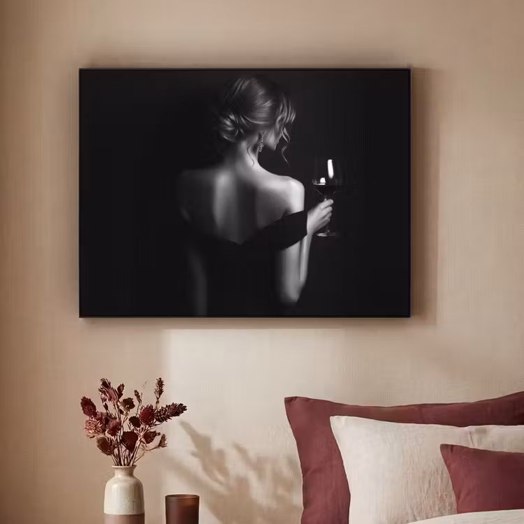 Art Frame - Vrouw - Wijn - Jurk — 2