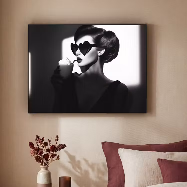 Art Frame - Vrouw - Zwart - Hart — 2