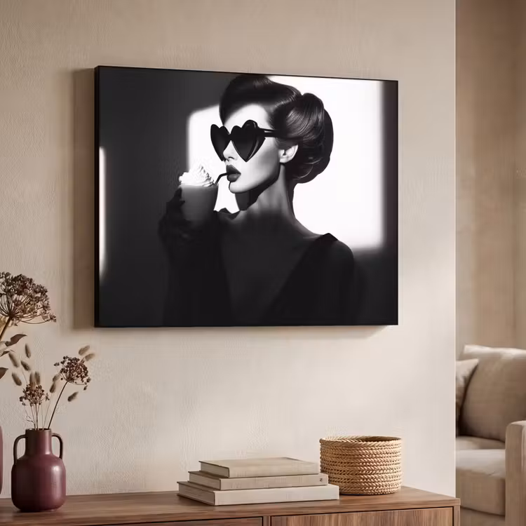 Art Frame - Vrouw - Zwart - Hart — 4