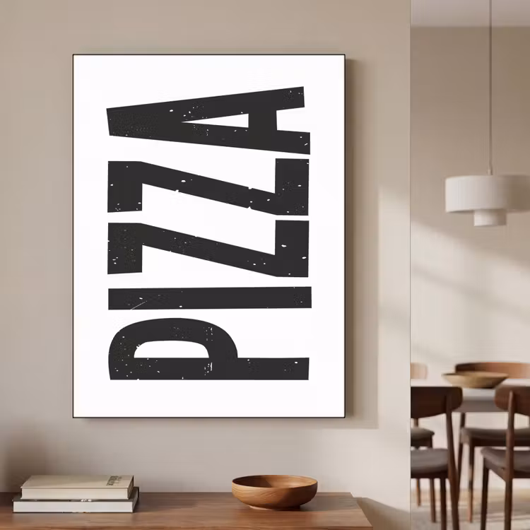 Art Frame - Pizza - Japandi - Decoratie - Vintage — 4