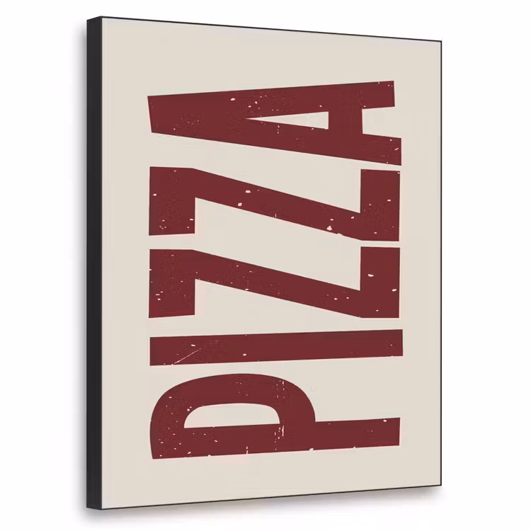 Art Frame - Pizza - Vintage - Decoratie - Japandi — 1