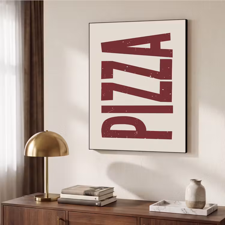 Art Frame - Pizza - Vintage - Decoratie - Japandi — 6