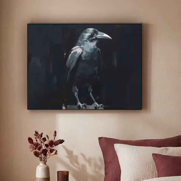 Art Frame - Raaf - Vogels - Zwart — 2