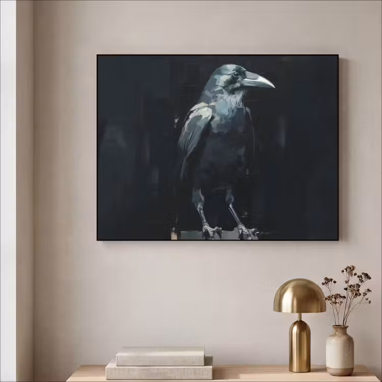 Art Frame - Raaf - Vogels - Zwart — 3